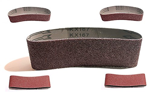 10 x bandas de lija 75 x 533 mm