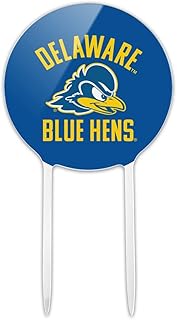 Acrylic Delaware Fightin Blue Hen Cake Topper Party Decoration for Wedding Anniversary Birthday Graduation
