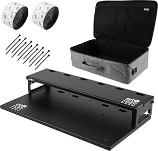 DURABLE ALUMINUM FRAME: Constructed from lightweight, rugged 8-gauge aluminum for long-term reliability while keeping weight to a minimum, ideal for frequent transport and gig use. Non-slip rubber feet provide maximum stability on stage, and smooth, ...