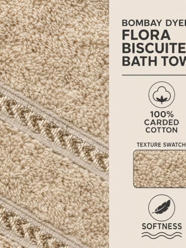 Image of Bombay Dyeing Flora Biscuite Bath Towel