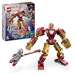 LEGO Marvel Iron Man Mech vs. Ultron - Buildable Super Hero Toy with 2 Minifigures - Build-and-Play Figure Set - Avengers Birthday Gift for 6 Plus Year Old Boys & Girls 76307