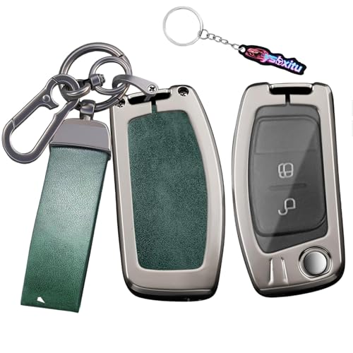 Coque de clé pour voiture Ford fini cuir premium pour clé