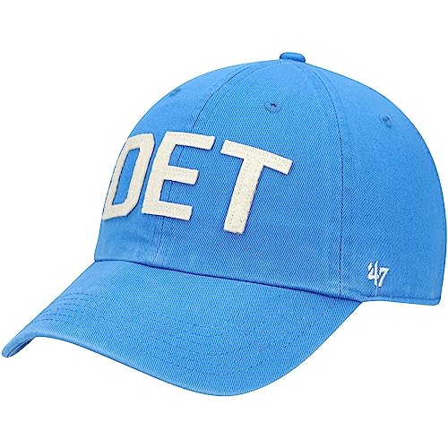 '47 Women's Blue Detroit Lions Finley Clean Up Adjustable Hat