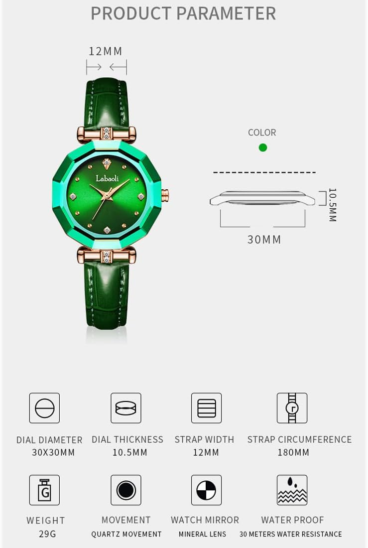 Crystal Watches for Women Fashion Luxury Diamond Rose Gold Stainless Ladies Female Luxury Dress Business Waterproof Simple Quartz Wife Gifts Blue Wrist Watch - Image 6