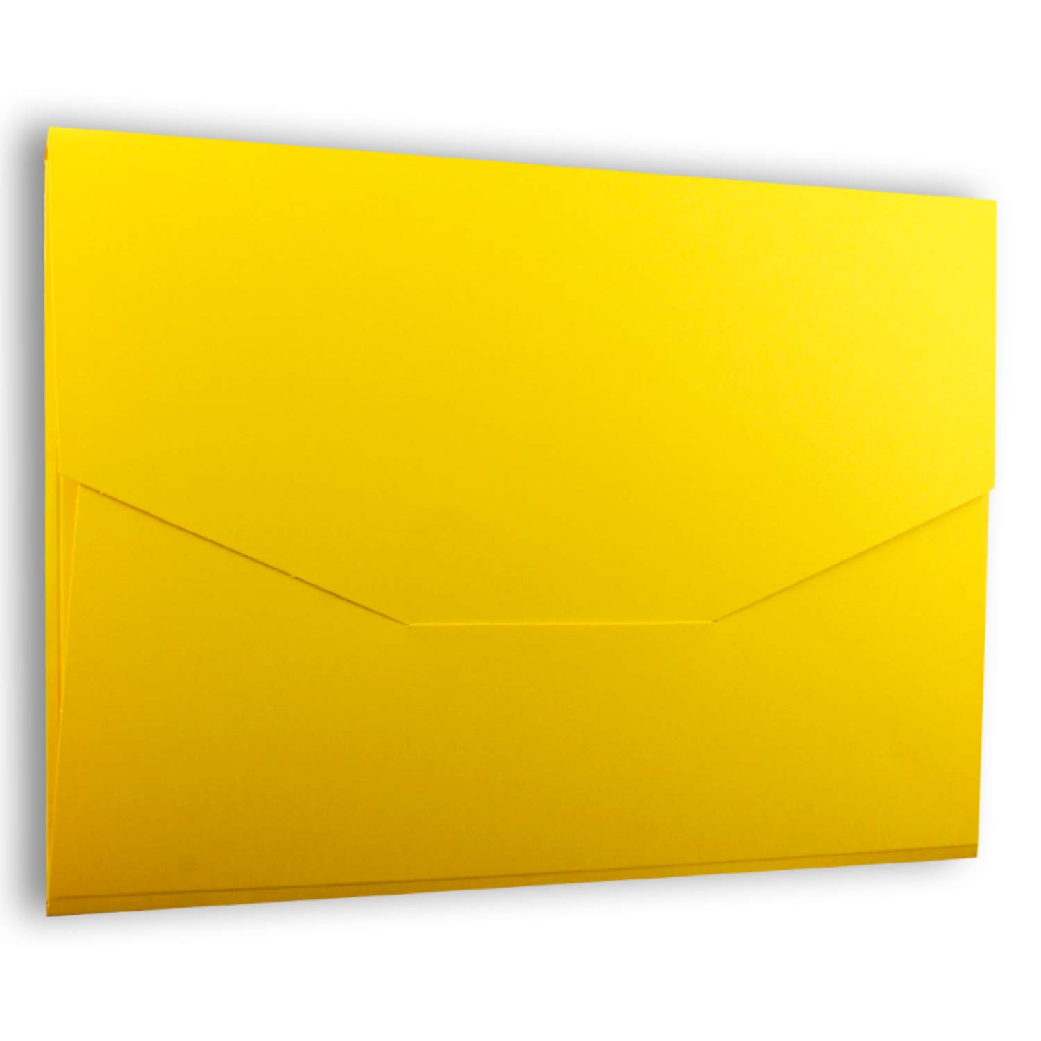 40 carpetas de papel estables para DIN A4 y DIN C4 en color amarillo miel – 22 x 30,5 cm – 240 g/m² – adecuado como carpeta de presentación, carpeta de solicitudes y proyectos
