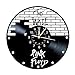 Smotly Orologio da Parete in Vinile, Pink Floyd Decorazione della Parete Tema Grande Orologio, Ideale Creativo Muro a Mano Regalo di Clock (Gancio Regalo)