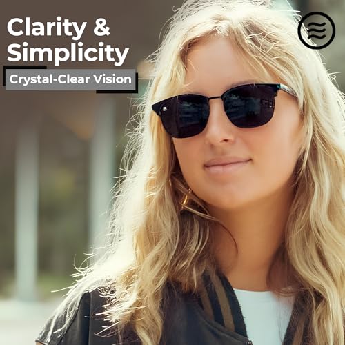 NEVEN Highland Men's Polarized Sunglasses - Retro, Horn Rimmed Square Sunglasses - Stylish Fashion Glasses for Any Occasion.4