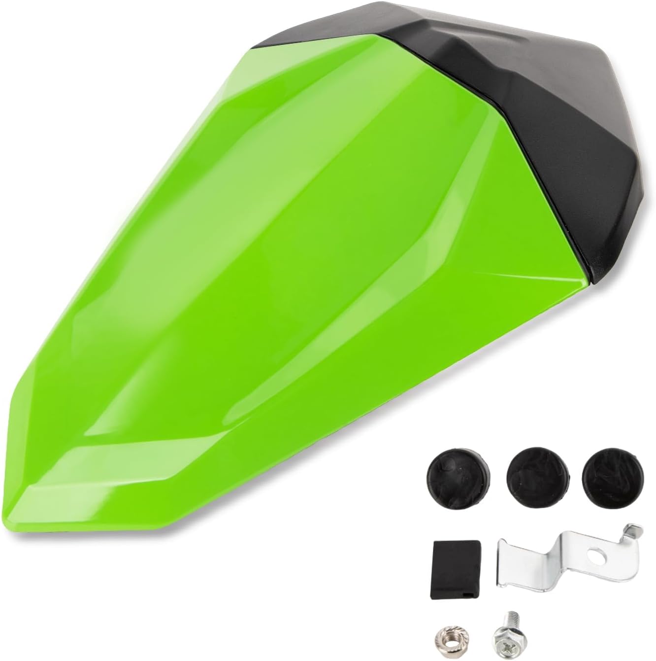 Motorcycle Rear Passenger Pillion Seat Cowl for Z500 -PSLER Fairing Cover Tail Cover for Z500 SE Ninja 500 2024-2025 (Green)