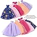 BJDBUS 5 Pcs Handmade Wedding Dress Party Gown for 11.5 Inch Girl Doll Clothes Accessories Random Clothing Set