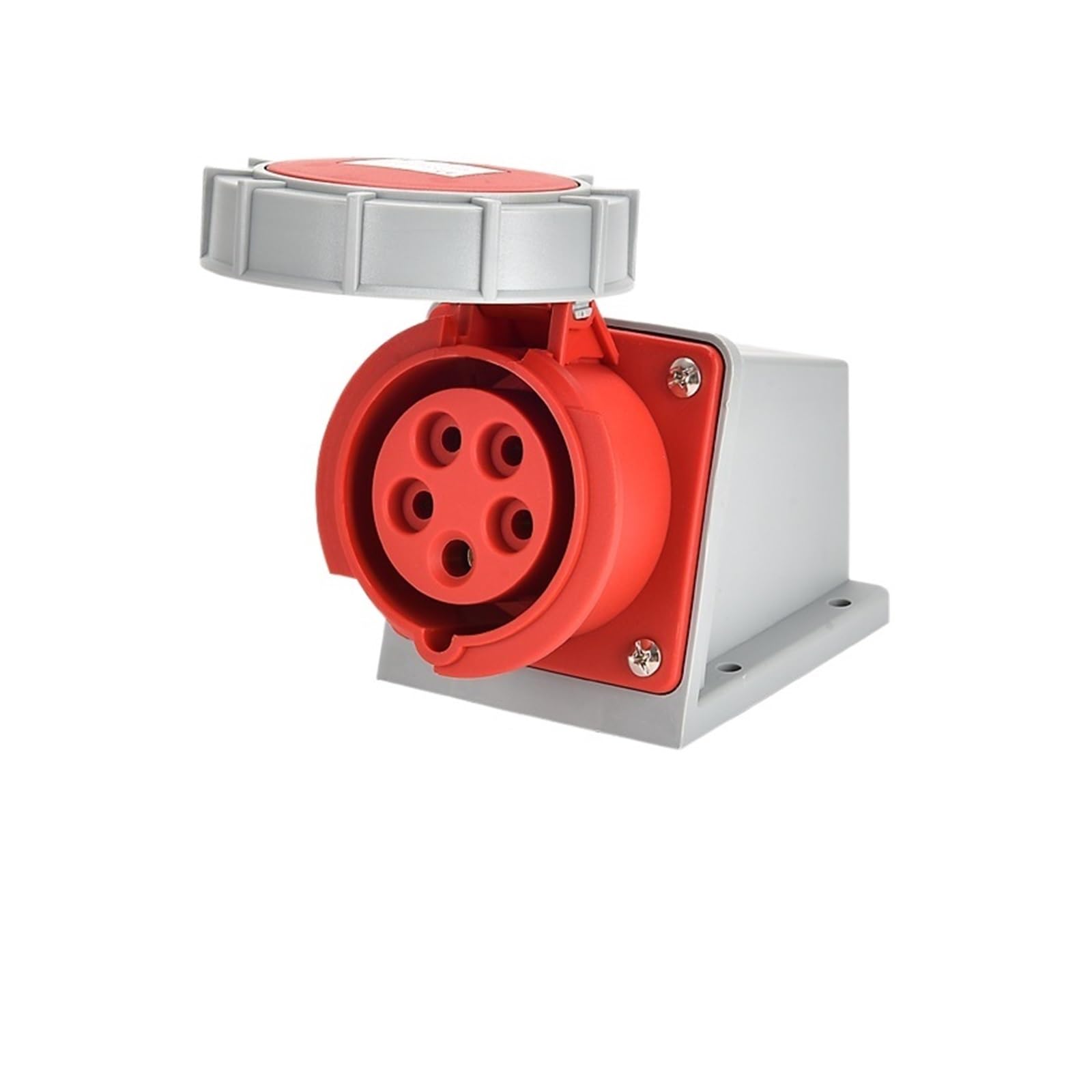 Conector industrial IP67 de 5 pines y 32A para panel de superficie hembra 1