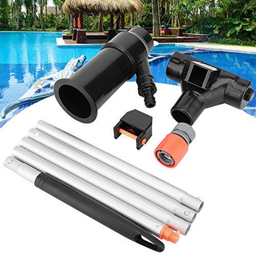 SDGDFXCHN Swimming Pool Pond Spa Tubs Fountain Vacuum Cleaner Cleaning Tools Swimming Pool Jet Vacuum 5 Pole Outdoor Portable Cleaning Hoover Suction Tool