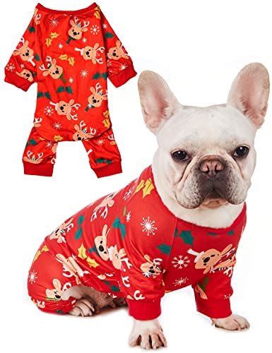 Camisa Navideña para Perro Reindeer 100% Algodón S