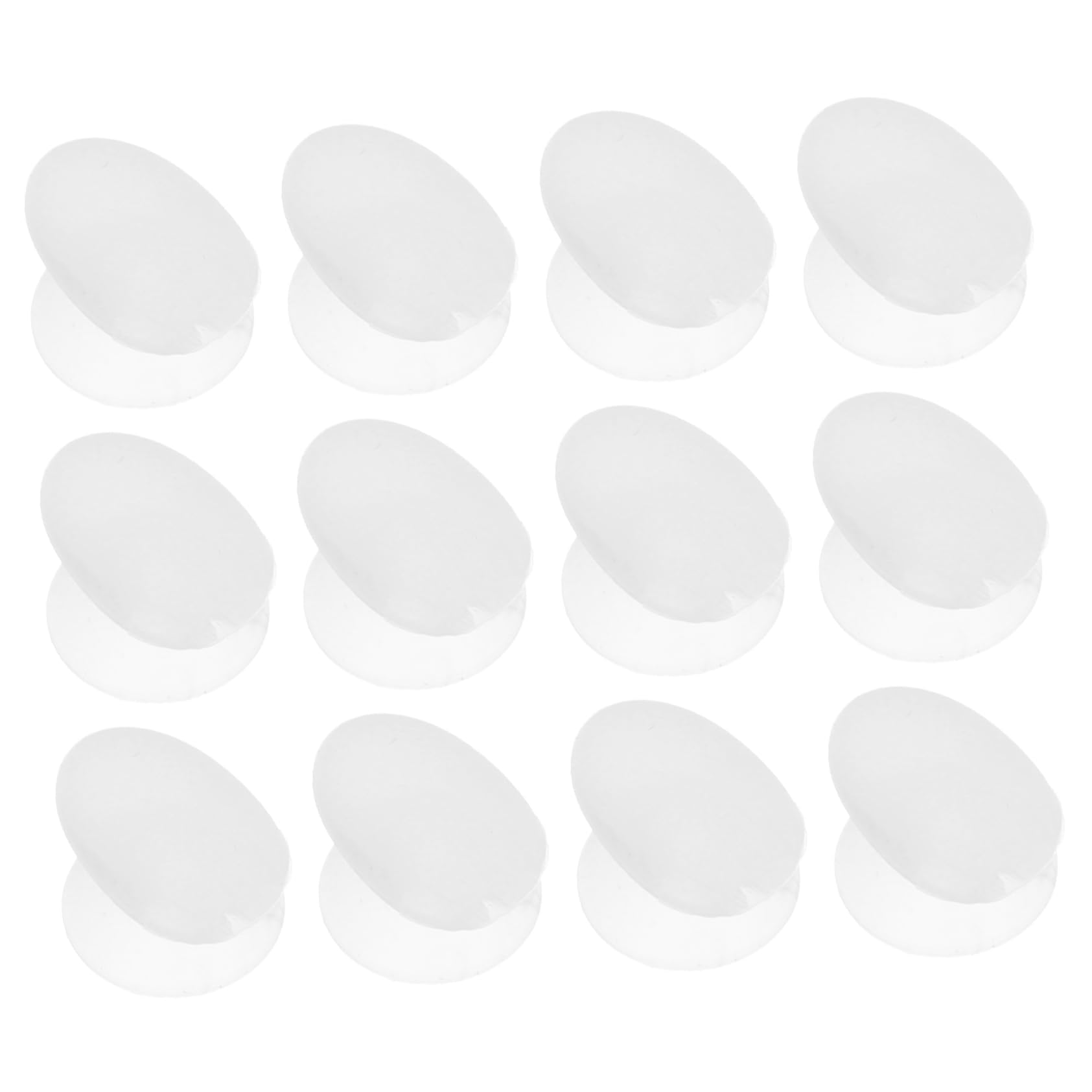 IWOWHERO Silicone Brush Covers 12pcs Lip Brush Protectors Makeup Anti-lost Cover Lip Mask Ideal for Travel Home