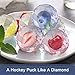 Ice Ball Mold, Silicone Round Ice Cube Maker with Funnel Diamond Shape Ice Balls Large Ice Cube Trays for Whisky, Cocktails, Bourbon, Handmade Food, BPA Free (2 Packs)