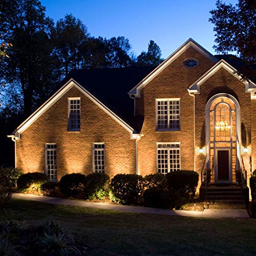 Vanrayal 6.5Ft Ul-Listed Cord With Plug 10W Outdoor Landscape Spotlights,120V Ac Warmwhite Garden Pathway Light For Yard,Patio,Lawn, Wall, Flood,Driveway,Tree Lighting,Flag Light #TOP5