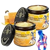 Bienengiftsalbe gegen Schmerzen - Bee Cream 2 Stück - Bee Venom Creme - Pflegend Bienengift Creme - Beruhigend Bienengiftsalbe für Gelenke - Gelenkschmerzen Salbe für Knie, Schulter & Rücken