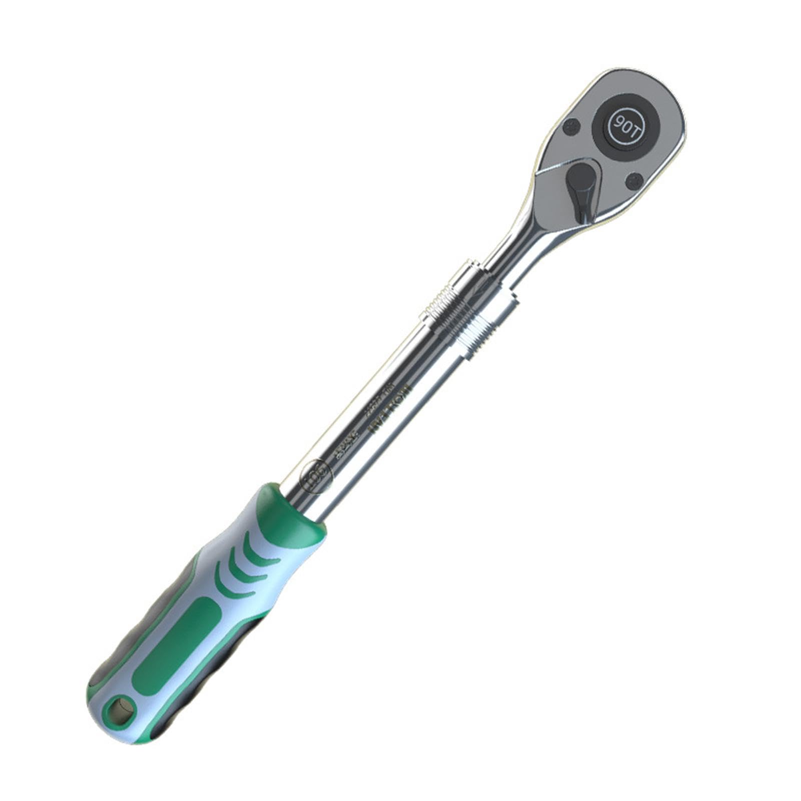 Clé à cliquet extensible 90 dents 1,27 cm réversible pour boulons de voiture grippés