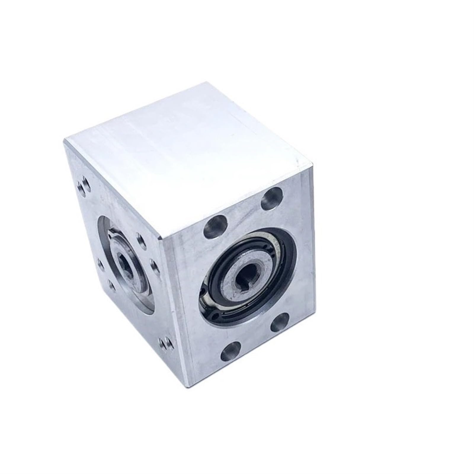 Mechanical Steering 1pcs 1:1 Ratio Single Output Shaft Right Angle Gearbox 8mm Hexagon + Keyway Hole Spiral Bevel Gear Reversing Gearbox Direction Transmission