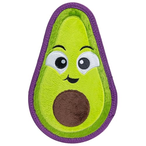 Outward Hound Tough Skinz Durable Squeaky Avocado Dog Toy (Green, Medium) $2.90
