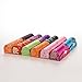 6goodeals Lipstick Case Multi-Set Silky Satin Fabric Cosmetic Case with Mirror, Various Design (12)