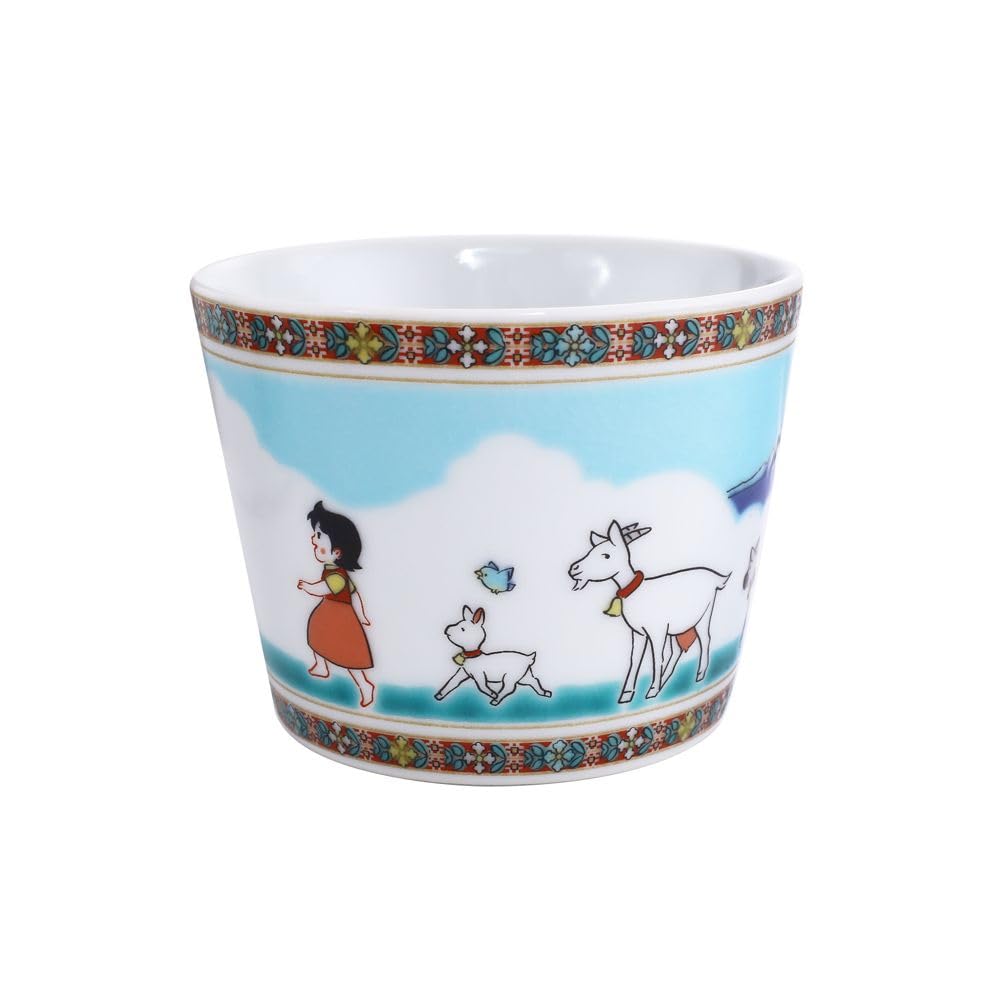 Kutani Ware Heidi Alps Girl Free Cup March 10oz Licensed Ceramic Japan