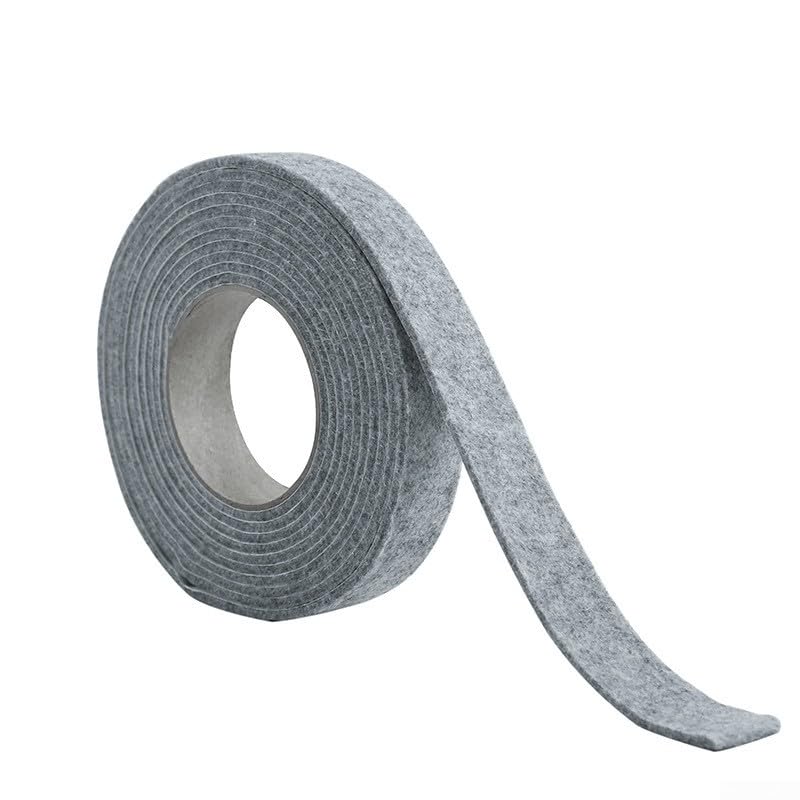 Gdfnmogo Tira absorbente de agua de fieltro grueso para ventanas: 3 x 400 cm, gris o beige, absorbente de condensación para el hogar y la oficina, barrera de humedad para invierno para alféizares de