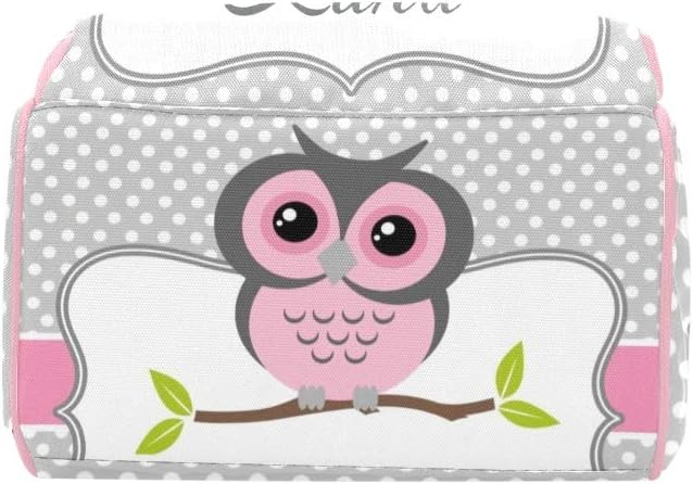 Personalized Owl Diaper Bag Backpack with Name Custom Mommy Nursing Baby Bags Nappy Bag Travel Daypack for Mom Gifts