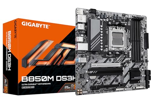 Gigabyte B850M DS3H Motherboard - AMD Ryzen 9000 Series CPUs
