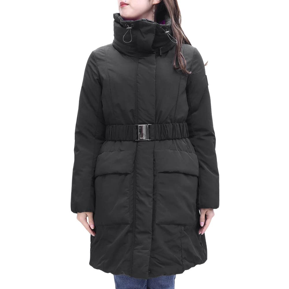TATRAS [タトラス] レディース VATTARA ヴァタラ ダウンコート ブラック×パープル (LTLA22A4238-D 01 BLACK) 22-23AW mo2211-4 [並行輸入品]
