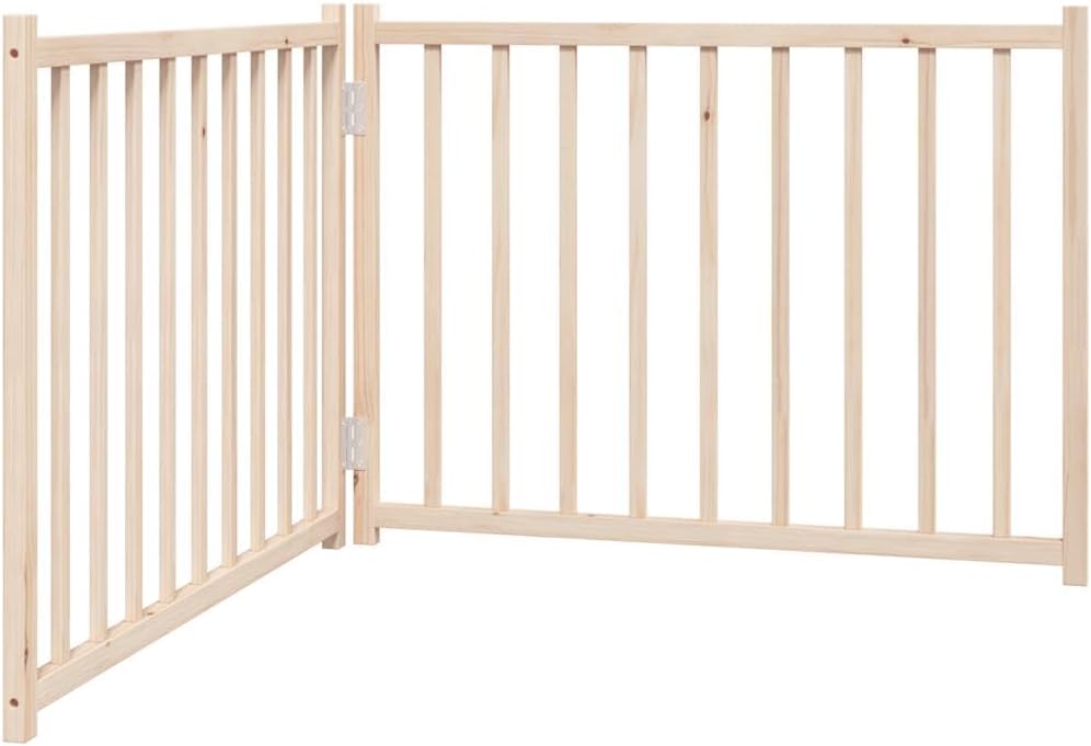 vidaXL Składana bramka zabezpieczająca dla psa, 2 panele, 160 cm
