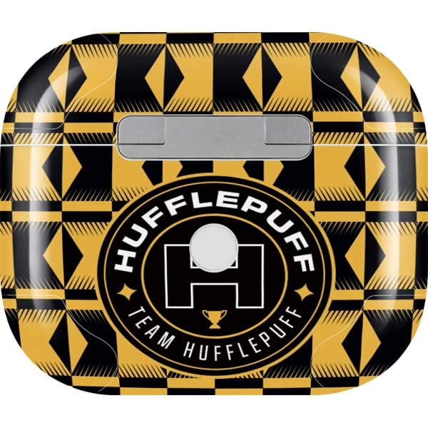 Skinit Decal Audio Skin Compatible with Apple AirPods (3rd Gen, 2021) - Officially Licensed Warner Bros Team Hufflepuff Design