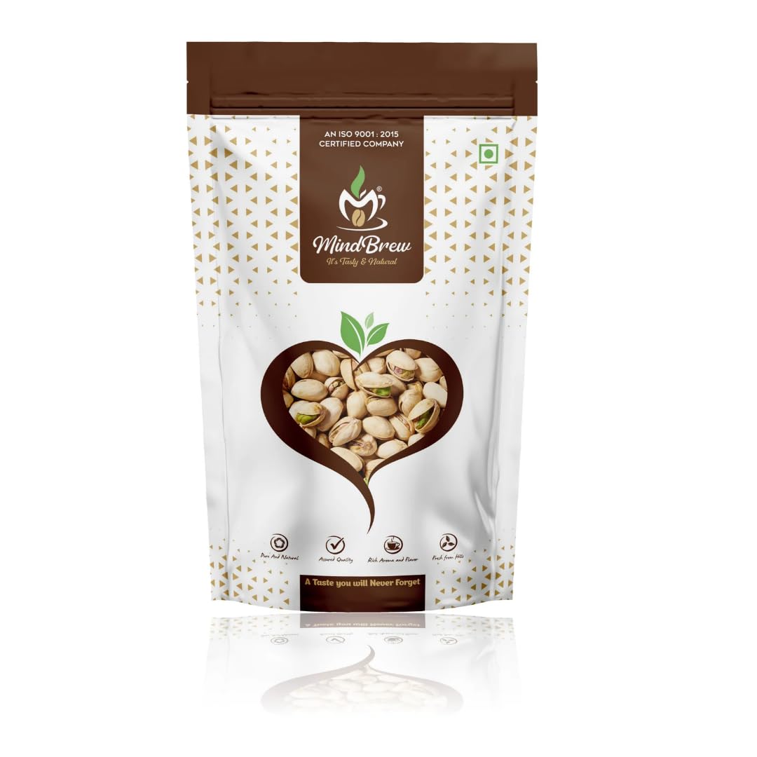 MindBrew Roasted and Salted Pistachios for High in Protein & Dietary Fiber | Gluten-Free & Low-Calorie Pista Dry Fruit Nuts are Tasty & Healthy (Pack of 4,1kg) (B0C4XVM8JB) Amazon Price History, Amazon Price Tracker