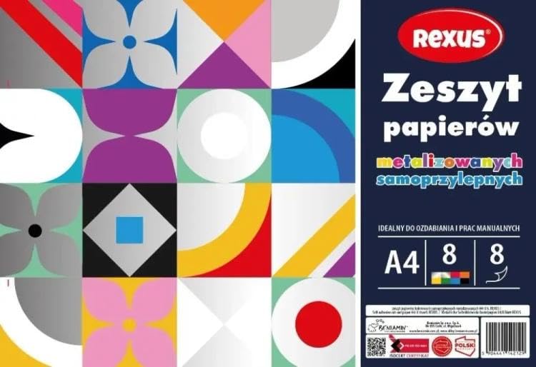 Carnet de papier auto-adhésif A4 et 8K de 10 pièces pour impressions