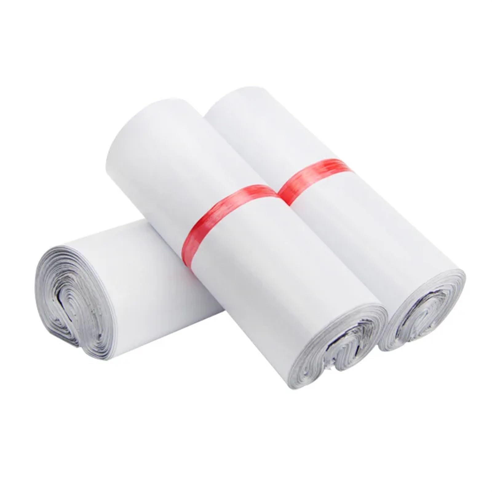 toreb na paczki pocztowe, Samoprzylepna plomba do toreb kurierskich z tworzywa sztucznego, opakowanie 50 sztuk, białe, różne rozmiary(50pcs 40x55cm)