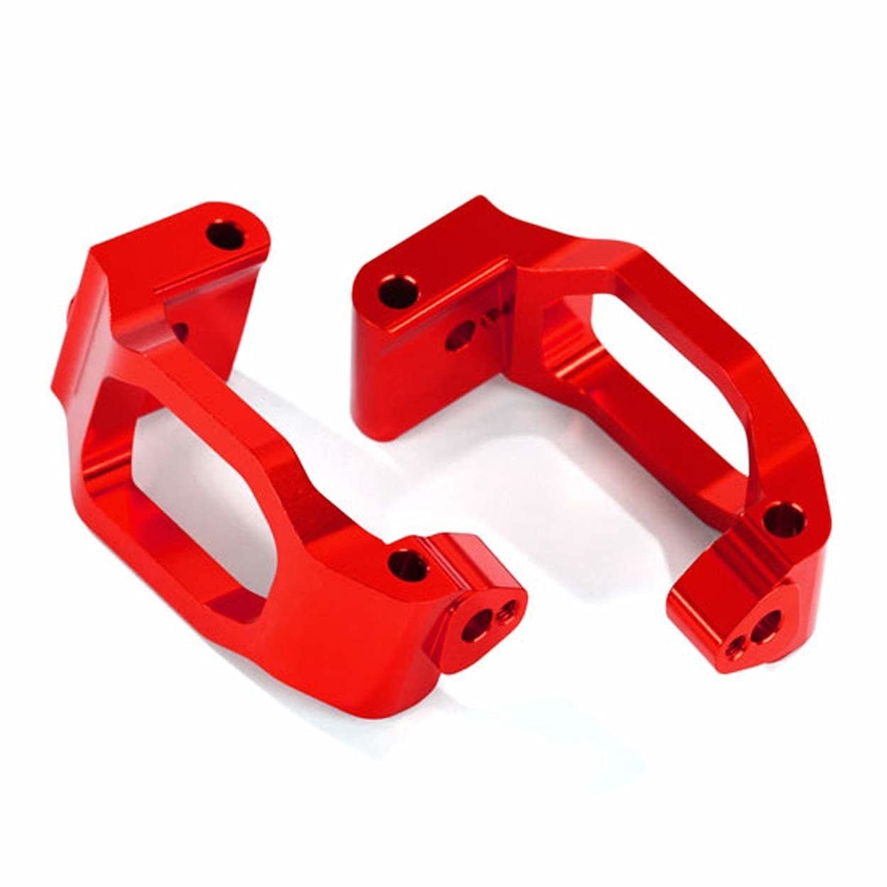 Traxxas 8932R Caster Blocks 6061-T6 Alum (Red-Anodized), Left & Right