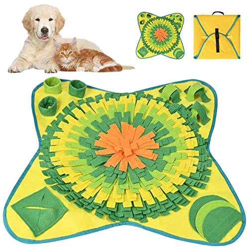 Emwel Schnüffelteppich Hund - NEU - hochwertiges Hundespielzeug - Intelligenzspielzeug für Hunde - Trainingsmatte für Haustier Hunde Katzen und waschbar Cover