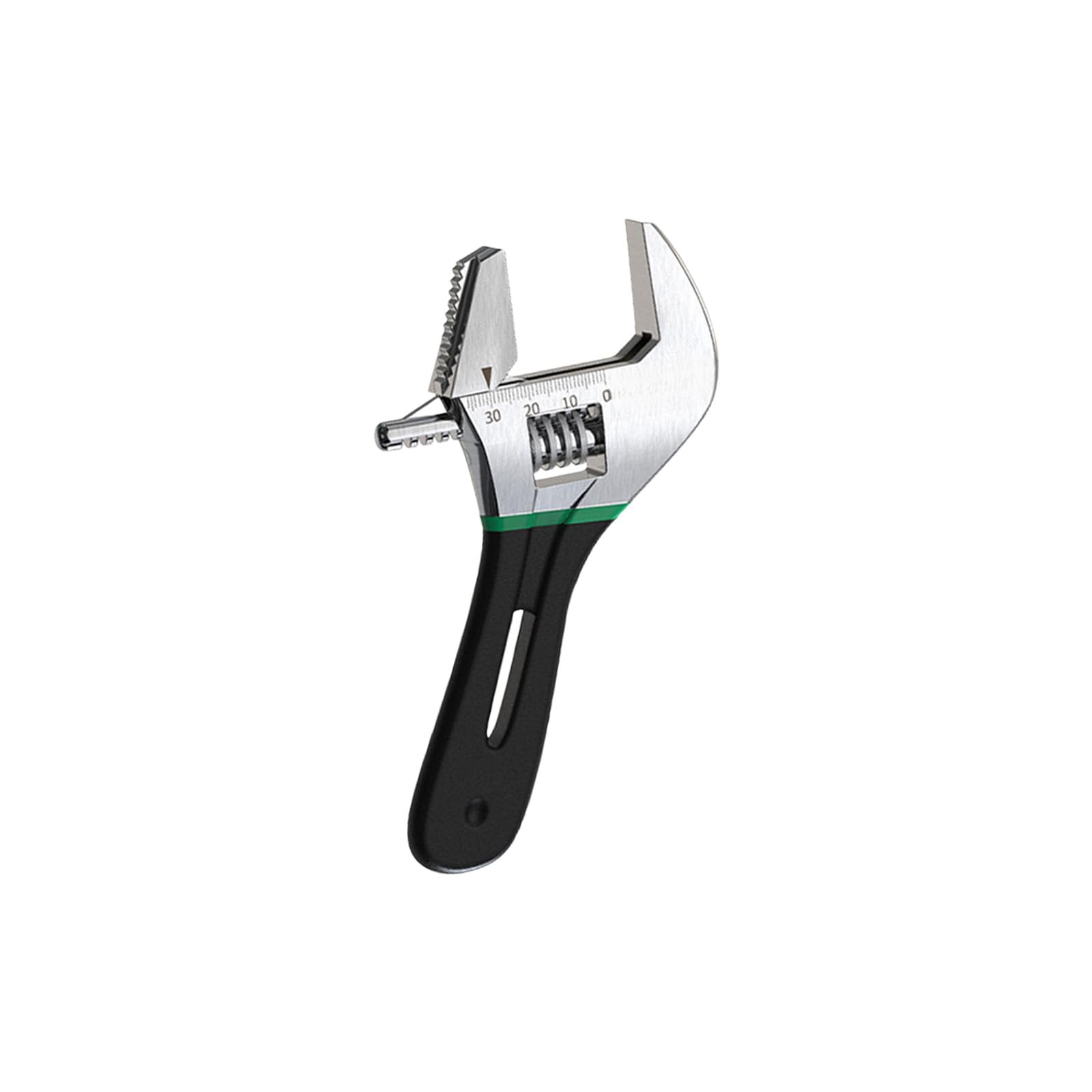 Msioytog Professional Anti Misstep Double Coated Grip Adjustable Spanner For Industrial Maintenance And Plumbing Compact Adjustable Wrench For Tight Spaces