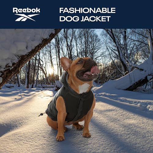 Reebok Dog Puffer Jacket – Waterproof Dog Vest with Hoodie, Dog Winter Clothes for Small, Medium, and Large Dogs, Premium Windproof Dog Snow Jacket Perfect for Cold Weather, Reebok Dog Puffer Jacket – Waterproof Dog Vest with Hoodie, Dog Winter Clothes for Small, Medium, and Large Dogs, Premium Windproof Dog Snow Jacket Perfect for Cold Weather,
