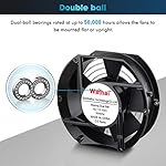 Wathai AC 110V 120V Axial Fan Big Airflow High Speed Dual Ball 172mm x 150mm x 51mm for DIY Cooling Ventilation Exhaust Projects For Server - Image 3