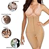 Nebility-Women-Waist-Trainer-Shapewear-Zipper-Hook-Body-Shaper-Shorts-High-Waist-Butt-Lifter-Comfort-Thigh-Slimmer Nebility Women Waist Trainer Shapewear Zipper & Hook Body Shaper Shorts High Waist Butt Lifter Comfort Thigh Slimmer (XL, Beige)