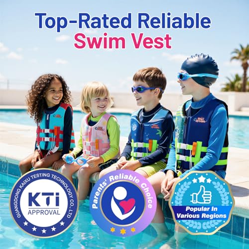 Image of HeySplash Toddler Swim Vest, Kids Swimming Jacket 20-30 /30-50 /50-90lbs