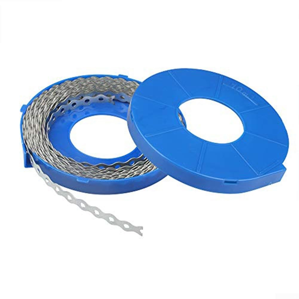 Fascetta stringicavo in acciaio al carbonio da 9,1 m con elettrozincatura per superficie per impacchettare cavi resistenti e lunghezza personalizzata per fissaggio in officina (26 mm)