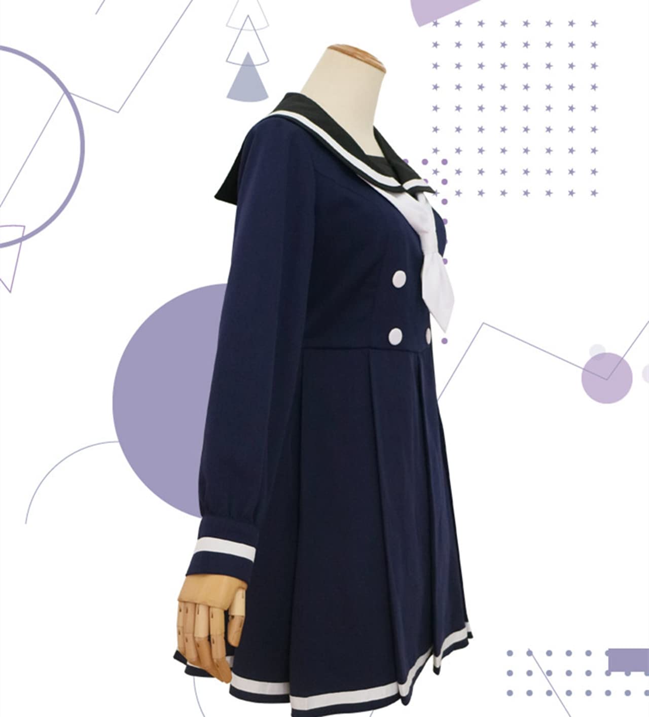 Amazon.co.jp: yuanqing ゾンビランドサガ コスプレ衣装 紺野純子