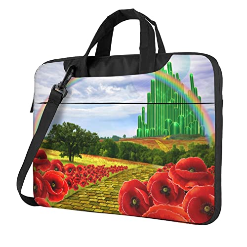 Sacoche pour ordinateur portable au design artistique coquelicots