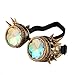 Produktbild VRTUR Kaleidoscope Goggles Weinlese-Art Gotische Retro Steampunk Cosplay Brille Glasses Welding Punk Brille Sonnenbrille Linse Glasses(One size,C)