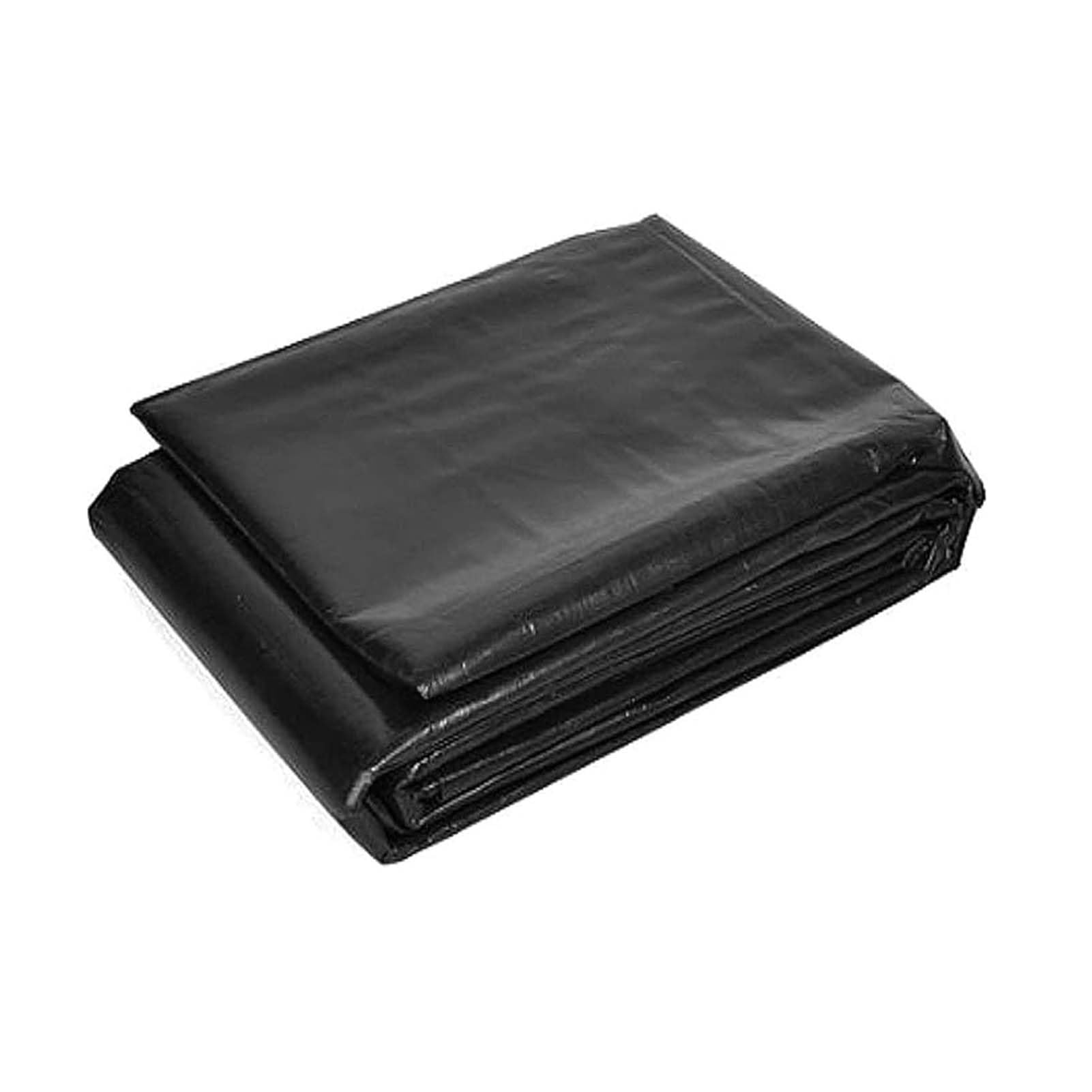 Whnoorher Pond Liner, 1x6m 2x4m 3x7m 4x8m 5x10m Black HDPE Geomembrane Garden Membrane Ponds Lining UV Resistant Enhanced Pond Liners for Outdoor Retention Basins(5x8m(16.4x26.2ft))