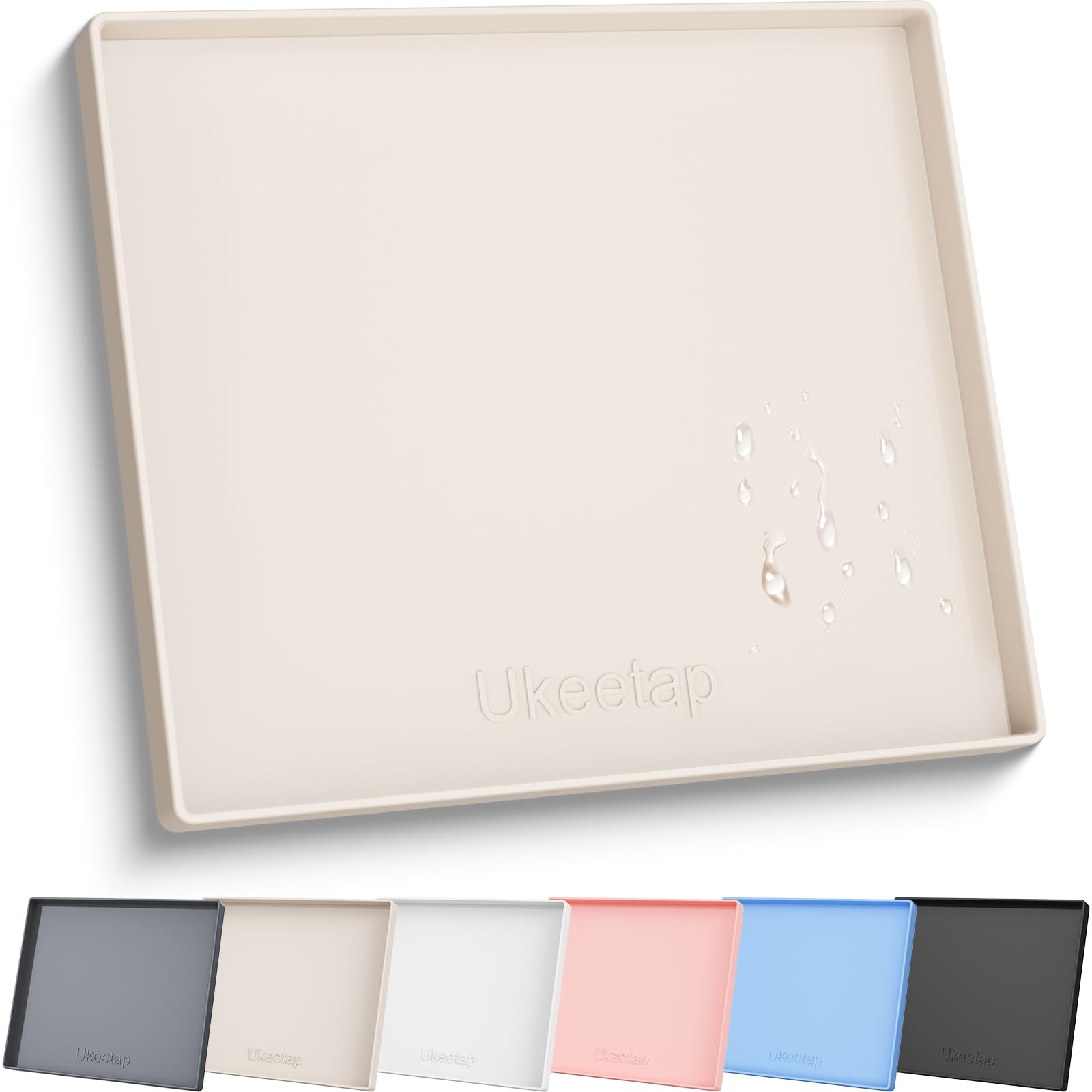 Silicone Feeding Mat - Waterproof & Raised Edge -20