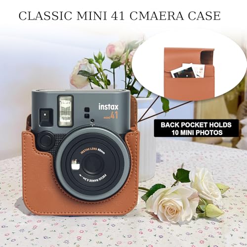 Mini 41 Estuche para Cámara Instax Mini 41, Marrón miniatura 5