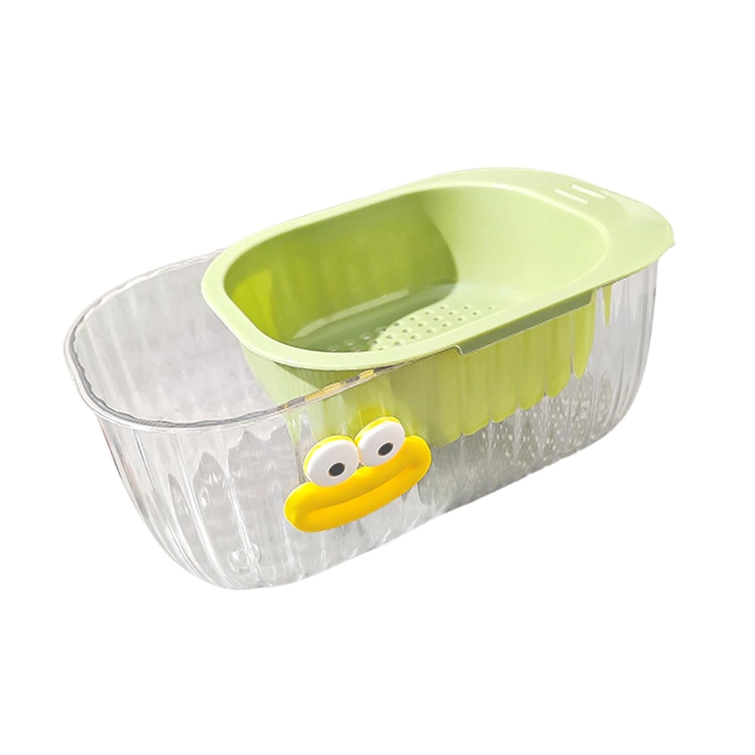 BNF®Kitchen Strainer Colander Bowl Set 2 in 1 Double Layered Strainer for Mixing Green|Home & Garden | Kitchen Tools & Gadgets |1 Double Layer Draining Basket BNF®Kitchen Strainer Colander Bowl Set 2 in 1 Double Layered Strainer for Mixing Green|Home & Garden | Kitchen Tools & Gadgets |1 Double Layer Draining Basket