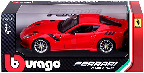 Ferrari F12 TDF Race Play 1/24 Burago Vermelho